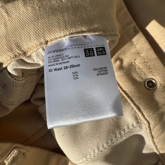 Uniqlo Tan Jeggings Sz XS - Picture 3 of 3